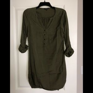 Express button up dress